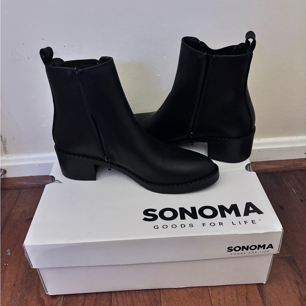 Kohl's SONOMA Black Women's Ankle Booties